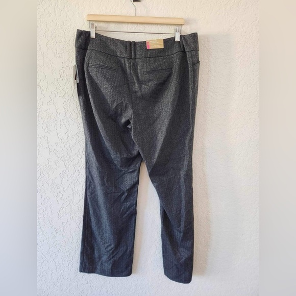 Mossimo Mid Waist & Curvy Hip Gray Trousers Size 16 - Picture 2 of 10